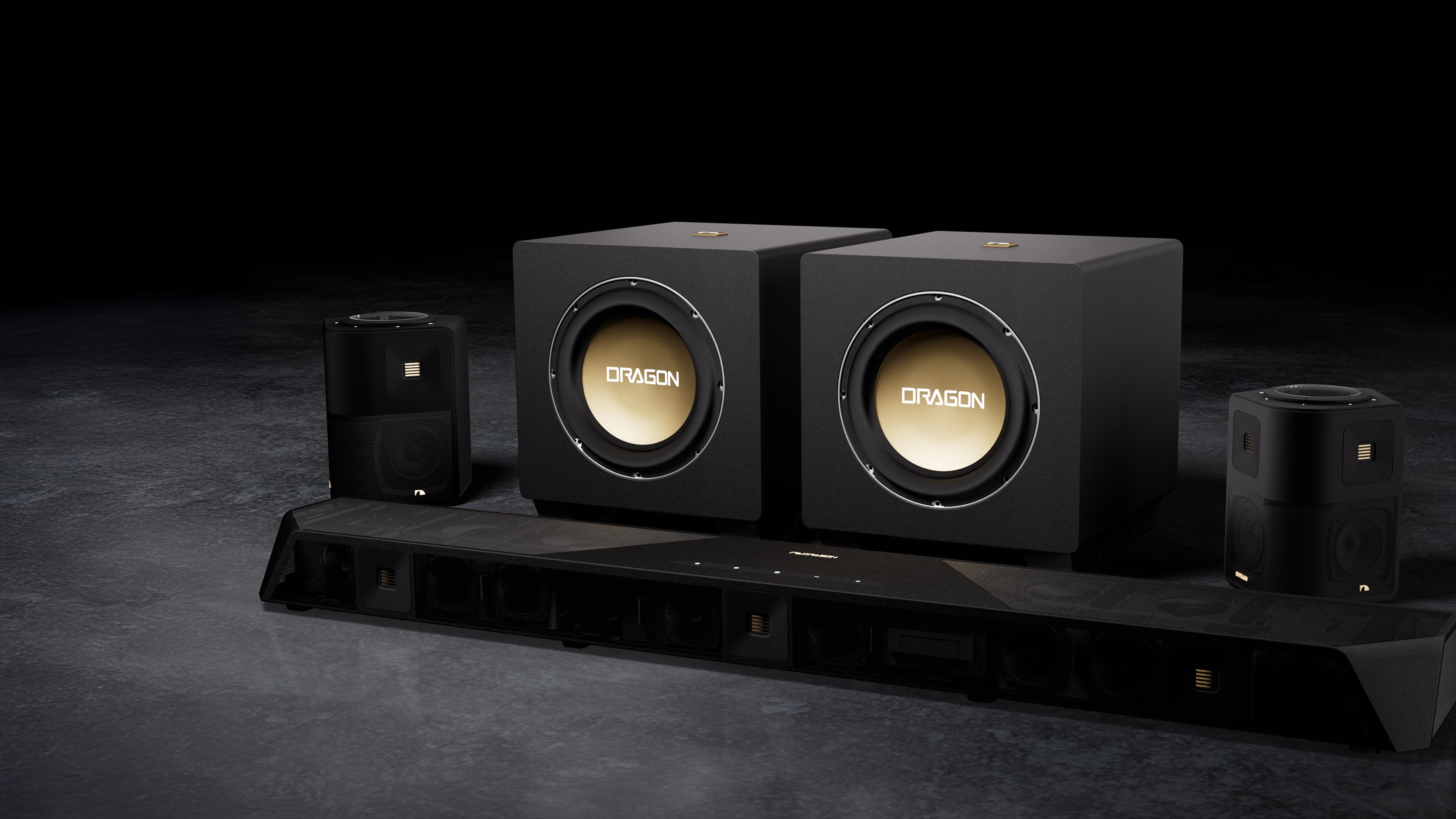 DRAGON Dual 12" Subs w/ Passive Radiator Image