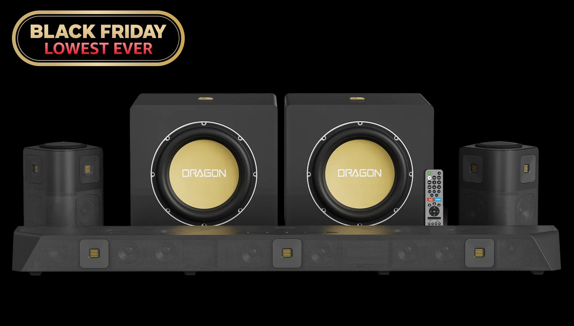 DRAGON with Dual 12" Subwoofers