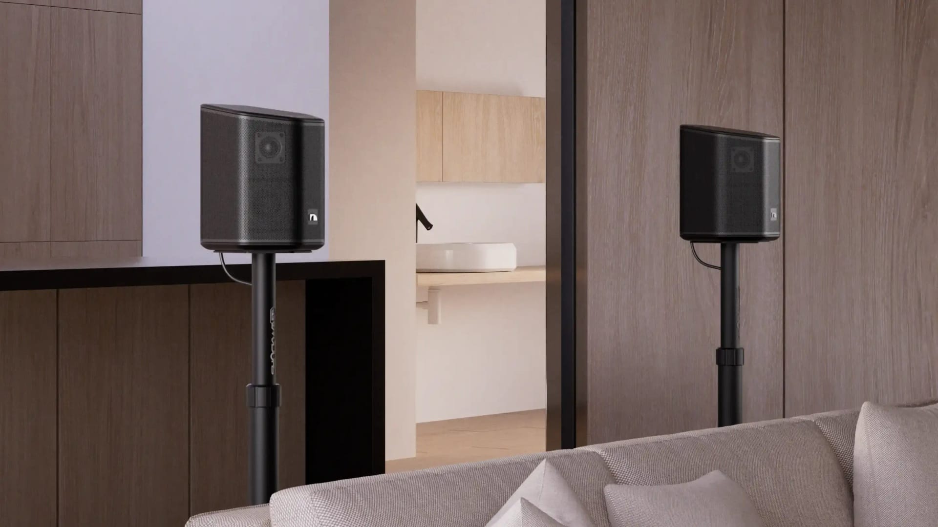 Shockwafe Wireless speaker stands