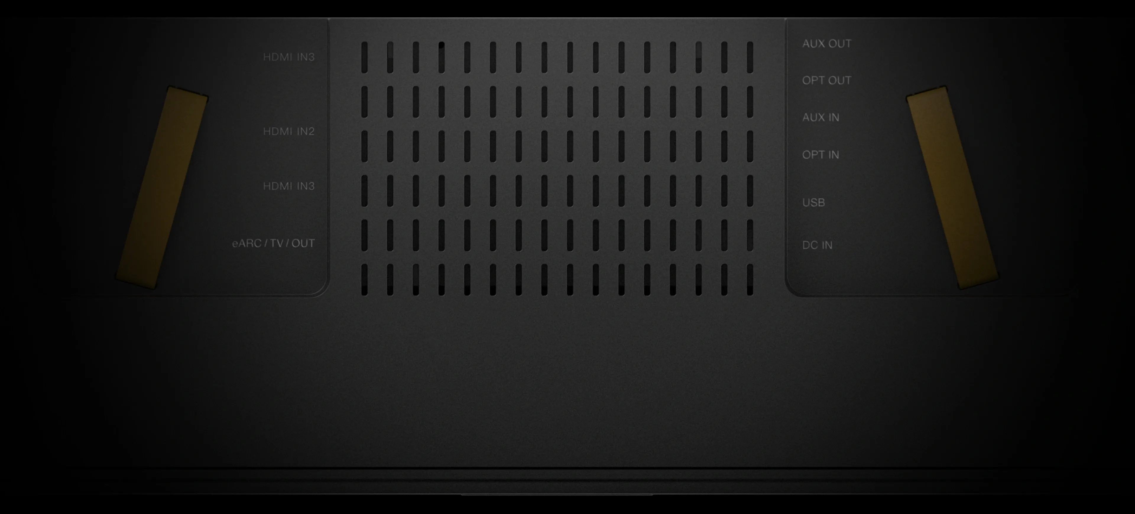 A image showing all of Dragon's HDMI inputs