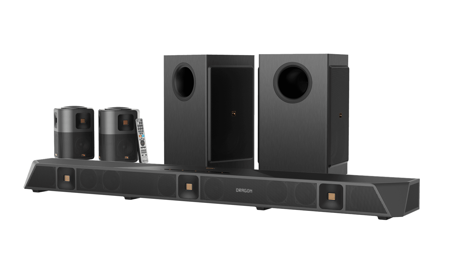 DRAGON with Dual-Opposing 8" Subwoofers