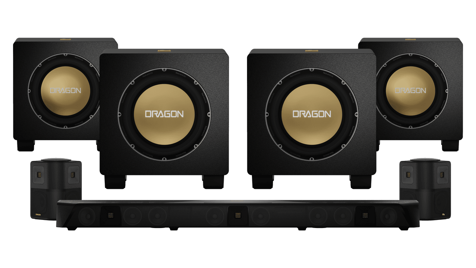 DRAGON with Quad 12" Subwoofers